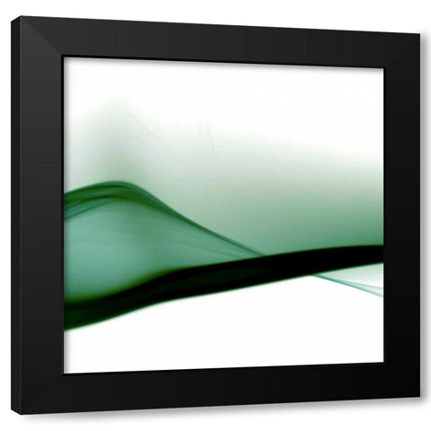 Smoke Black Modern Wood Framed Art Print by PhotoINC Studio