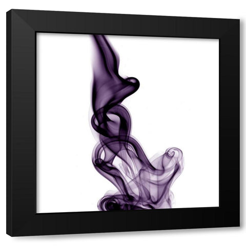 Smoke Black Modern Wood Framed Art Print by PhotoINC Studio