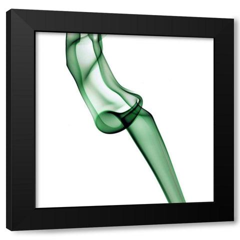 Smoke Black Modern Wood Framed Art Print by PhotoINC Studio