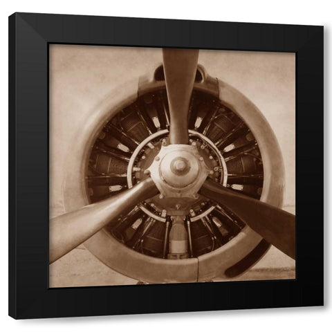 Aviation 2 Black Modern Wood Framed Art Print with Double Matting by PhotoINC Studio