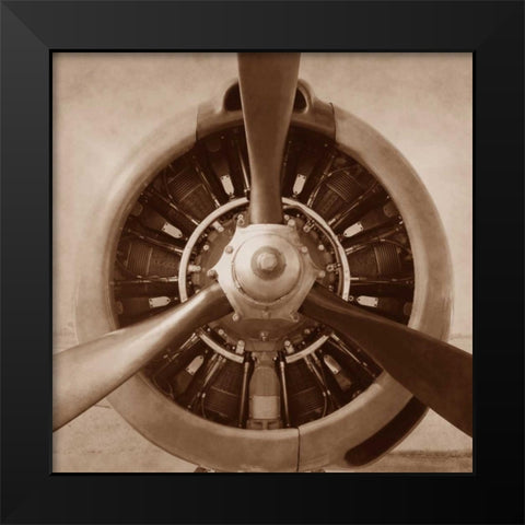 Aviation 2 Black Modern Wood Framed Art Print by PhotoINC Studio