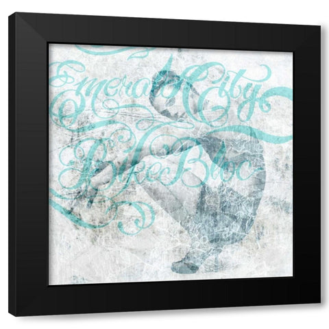 Whataâ‚¬â„¢s Up Black Modern Wood Framed Art Print with Double Matting by GraphINC