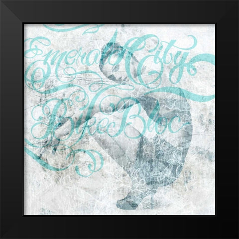 Whataâ‚¬â„¢s Up Black Modern Wood Framed Art Print by GraphINC