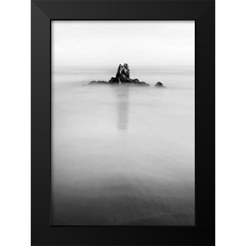 In the mist Black Modern Wood Framed Art Print by PhotoINC Studio