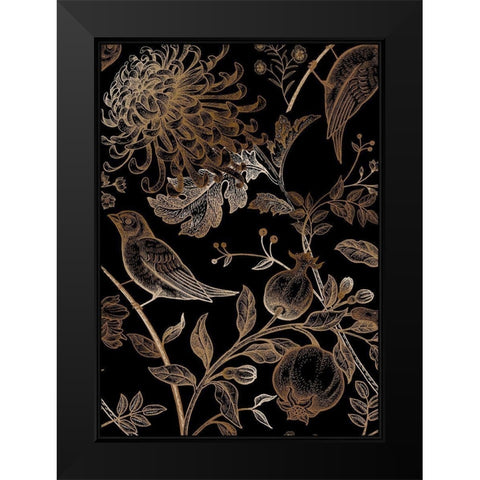 Nordic Victorian I Black Modern Wood Framed Art Print by Incado