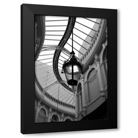 Rotunda Black Modern Wood Framed Art Print by Incado