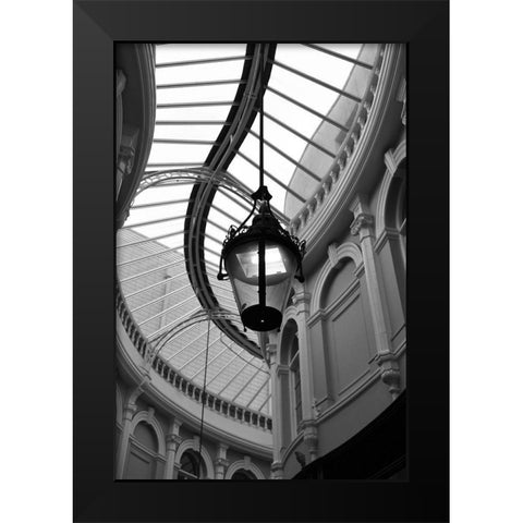 Rotunda Black Modern Wood Framed Art Print by Incado