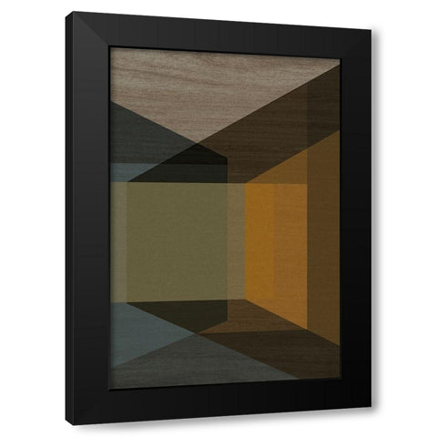 Dark Room Black Modern Wood Framed Art Print by Incado