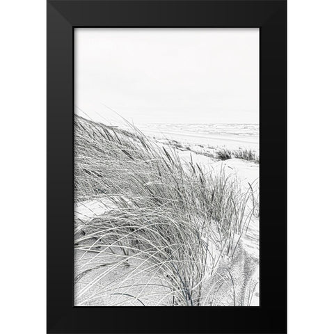 Coastal III Black Modern Wood Framed Art Print by Incado