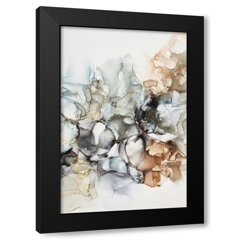 Cosmos I Black Modern Wood Framed Art Print with Double Matting by Incado