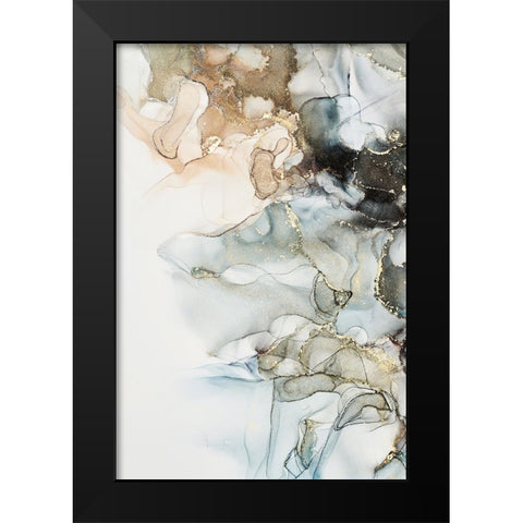 Cosmos II Black Modern Wood Framed Art Print by Incado