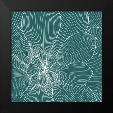 Myrrhis odorata II Black Modern Wood Framed Art Print by GraphINC