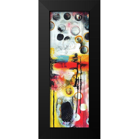 Abstract I Black Modern Wood Framed Art Print by PhotoINC Studio
