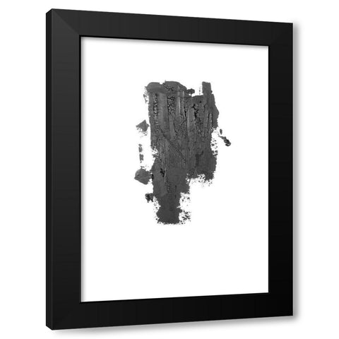 Coal I Black Modern Wood Framed Art Print with Double Matting by Incado