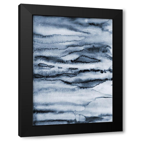 Water II Black Modern Wood Framed Art Print by Incado