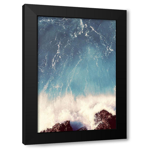 Meeting Point Black Modern Wood Framed Art Print by PhotoINC Studio