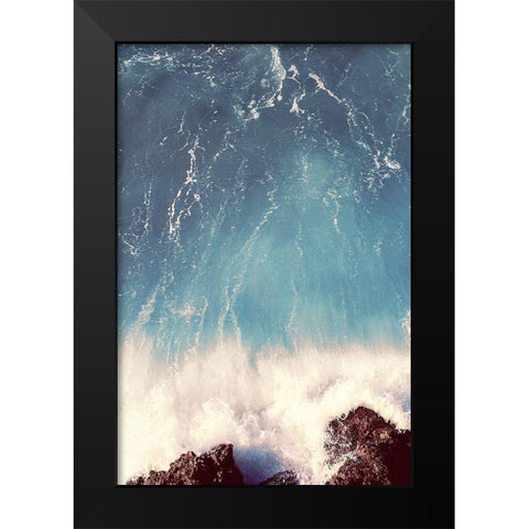Meeting Point Black Modern Wood Framed Art Print by PhotoINC Studio
