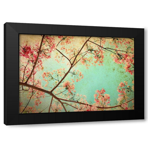 Flamboyant I Black Modern Wood Framed Art Print by PhotoINC Studio