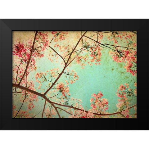 Flamboyant I Black Modern Wood Framed Art Print by PhotoINC Studio