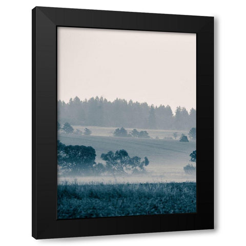 Blue Mountains III Black Modern Wood Framed Art Print by PhotoINC Studio