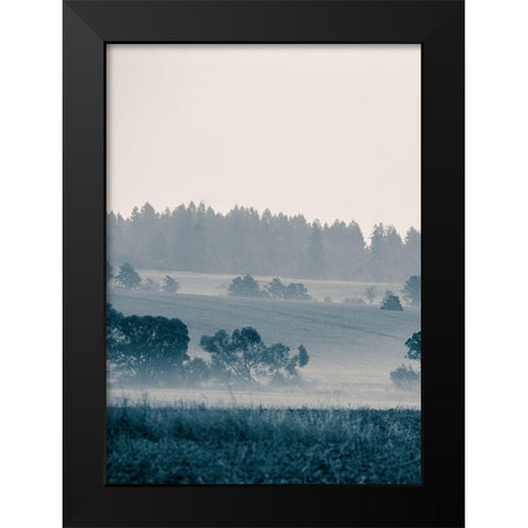 Blue Mountains III Black Modern Wood Framed Art Print by PhotoINC Studio