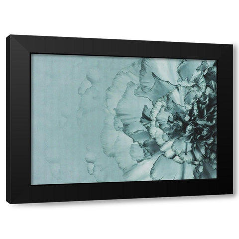 Close up Flower Black Modern Wood Framed Art Print by Incado