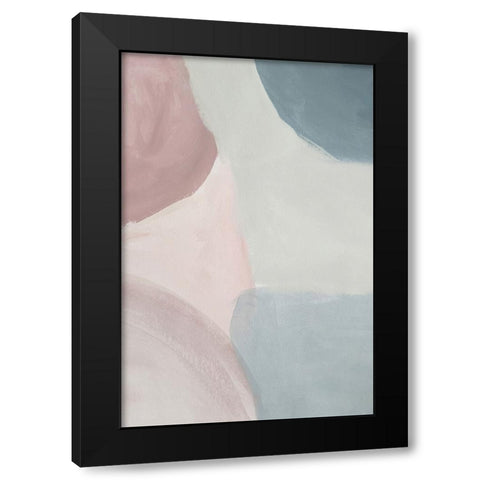 Pink Pleasure Black Modern Wood Framed Art Print by Incado