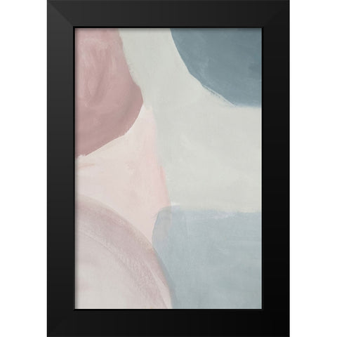 Pink Pleasure Black Modern Wood Framed Art Print by Incado