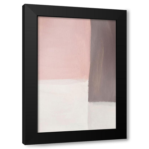 Pink Pleasure II Black Modern Wood Framed Art Print by Incado