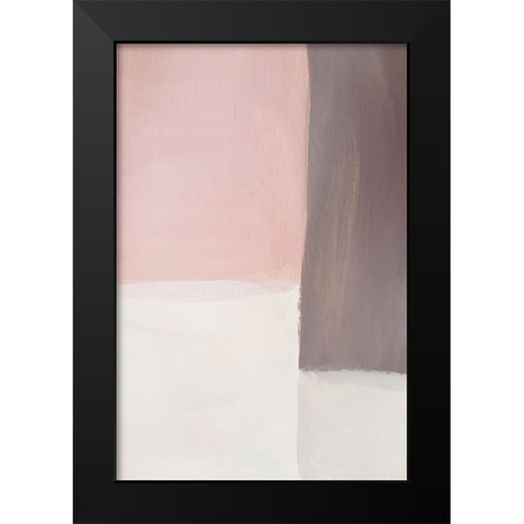 Pink Pleasure II Black Modern Wood Framed Art Print by Incado