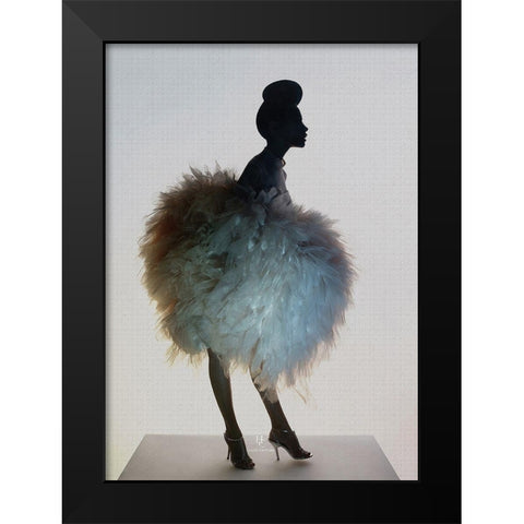 Bluemingo Black Modern Wood Framed Art Print by Incado