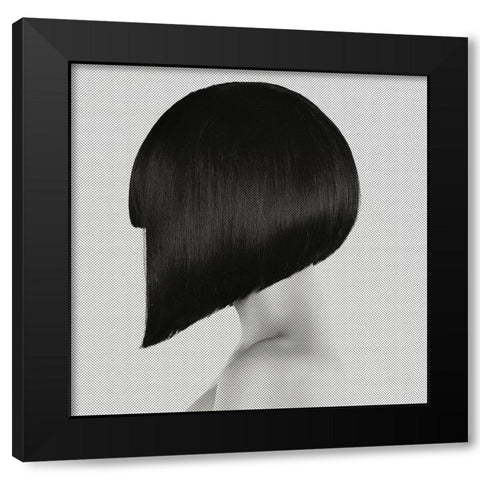 Sharp Black Modern Wood Framed Art Print with Double Matting by Incado