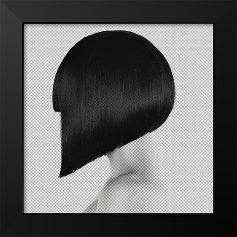 Sharp Black Modern Wood Framed Art Print by Incado