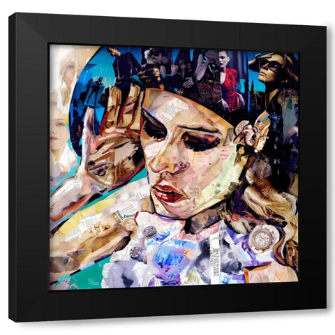 Should Women Act Black Modern Wood Framed Art Print by Grey, James