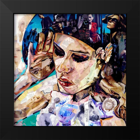 Should Women Act Black Modern Wood Framed Art Print by Grey, James