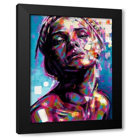 Whatever You Like Black Modern Wood Framed Art Print by Grey, James