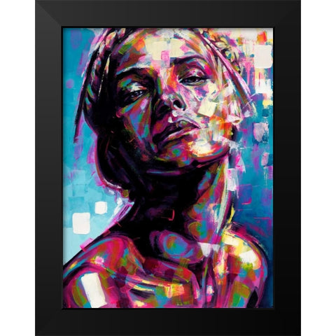 Whatever You Like Black Modern Wood Framed Art Print by Grey, James