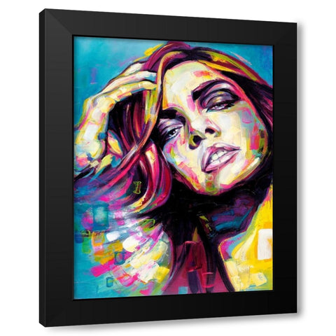 Laundry Black Modern Wood Framed Art Print with Double Matting by Grey, James