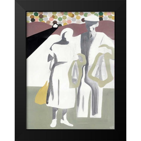 The Journey Black Modern Wood Framed Art Print by Olesen, Nicolai Kubel