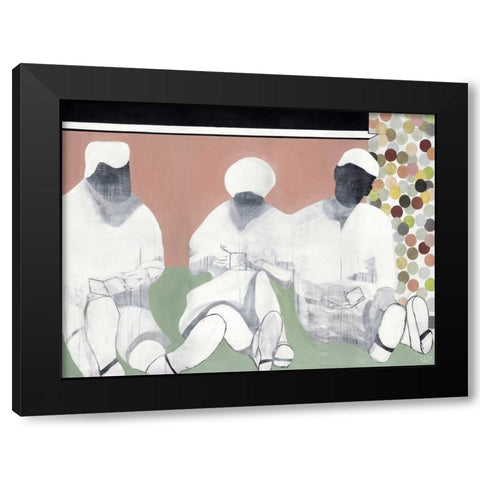 Readable Black Modern Wood Framed Art Print by Olesen, Nicolai Kubel