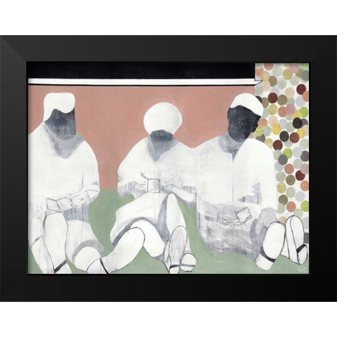 Readable Black Modern Wood Framed Art Print by Olesen, Nicolai Kubel