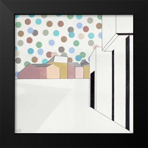 Perspektive I Black Modern Wood Framed Art Print by Olesen, Nicolai Kubel