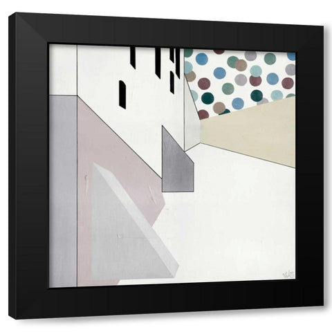 Perspektive II Black Modern Wood Framed Art Print by Olesen, Nicolai Kubel