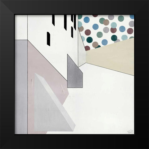Perspektive II Black Modern Wood Framed Art Print by Olesen, Nicolai Kubel