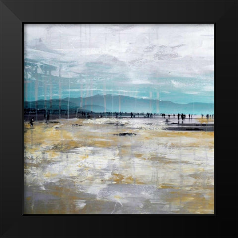 Beach III Black Modern Wood Framed Art Print by Summer, Clara