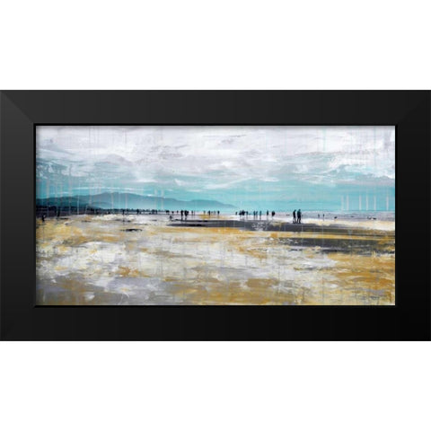 Beach III Black Modern Wood Framed Art Print by Summer, Clara