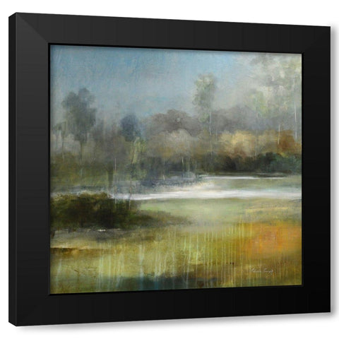 A Quiet Place Black Modern Wood Framed Art Print with Double Matting by Jennings, J Austin
