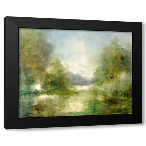 Our Sunday Hike Black Modern Wood Framed Art Print by Jennings, J Austin