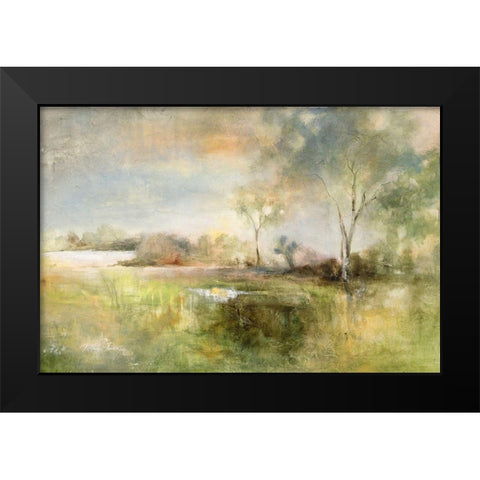 Reflection of June Black Modern Wood Framed Art Print by Jennings, J Austin