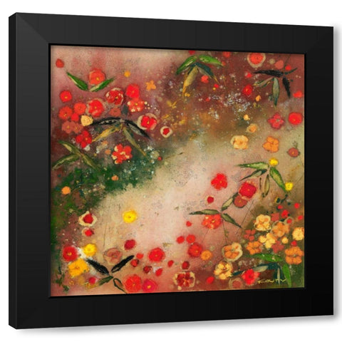 Gardens in the Mist XI Black Modern Wood Framed Art Print by Koury, Aleah